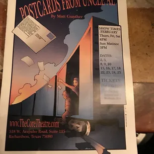 Postcards from uncle al. Awesome play