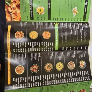 ramen and noodles, menu