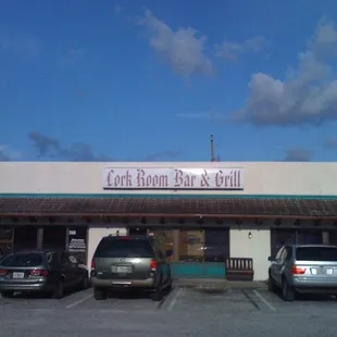 the front of the restaurant