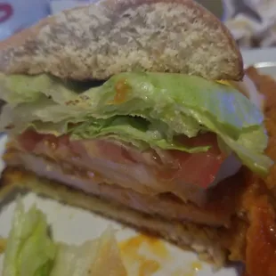 Well came for lunch with Bridget, I decided to try the Big Red chicken sandwich. It is amazing!