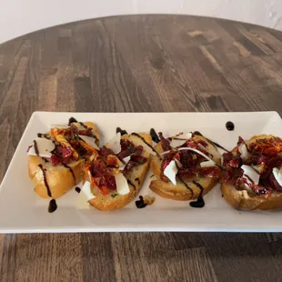 Sun dried Tomatoes Bruschetta