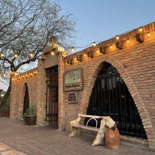The front entrance