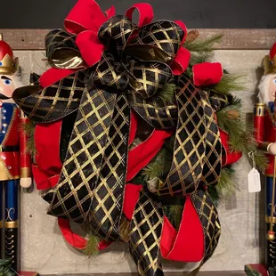 Gorgeous wreath made by our Design Director