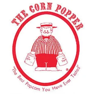 the logo of the corn popper