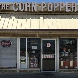 the front of the store