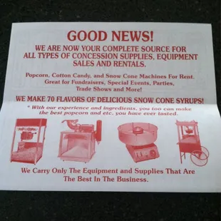 They offer more than just popcorn!