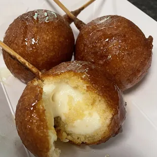 Deep fried Babybel cheese