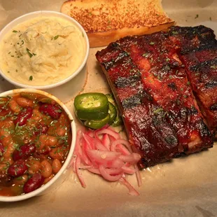 Pork rib lunch