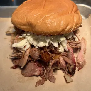 Just pulled pork sandwich