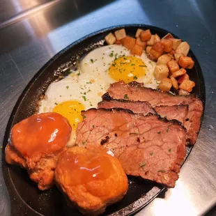 We brought back the breakfast menu with smoked meat