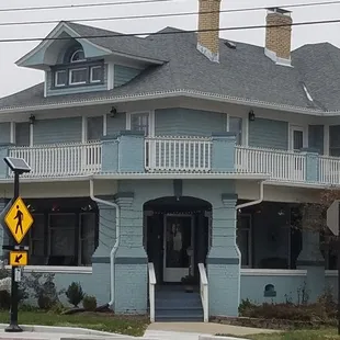The large and lovely wrap around porch at the Corner at Broadway. Be sure to enjoy the porch swing!