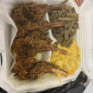 Lemon-Pepper Lamb Lollipop chops