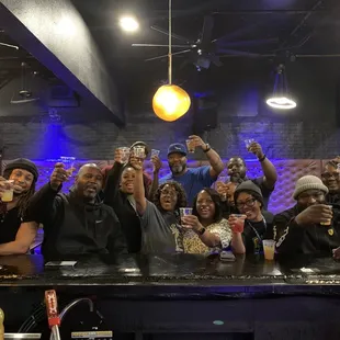 Cheers to the birthday girl.