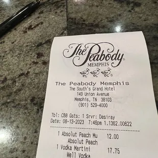 Expensive cucumber gimlet!