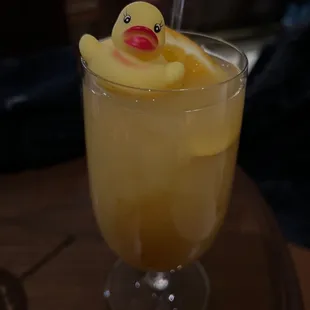 a yellow rubber duck
