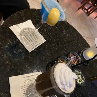 Blue suede shoes martini and Tennessee mud