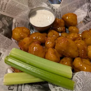 Fried cauliflower bites at The Corner Bar, Charlotte