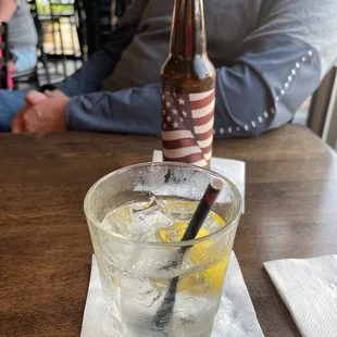 Local gin &amp; tonic ... Captain James Jack Pilsner