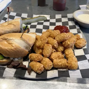 The cheese steak is new to the menu.