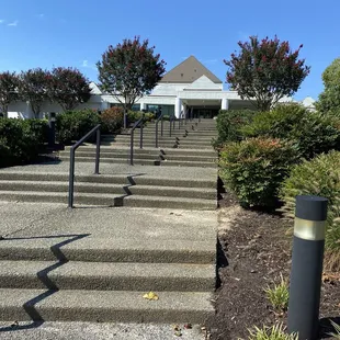 Front of the clubhouse