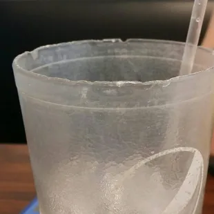 Throw this glass away