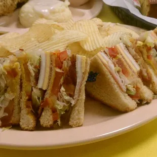 Club Sandwich...super crispy bacon