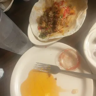 Mexican burrito was more grease than food. Repulsive. will not return