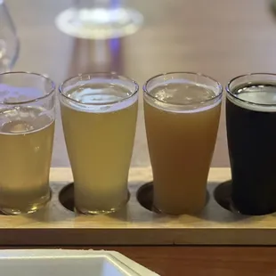 Great beer flight! I don't remember the number anymore--sorry!