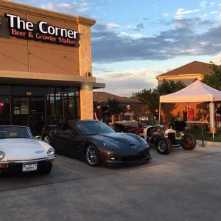 Mini Beerfest and cool cars!