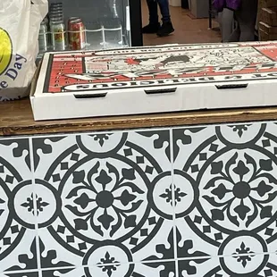Enormous pizza- picture doesn&apos;t do it justice!