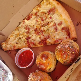chicken bacon ranch and knots