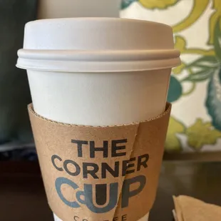 the corner cup coffee