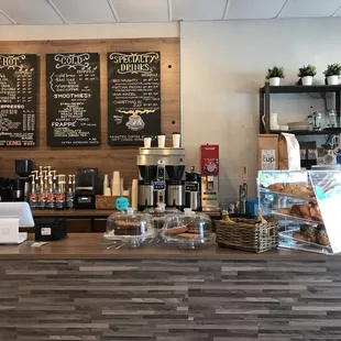 Great local coffee shop with selections updated daily.