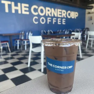 Cold Brew with SF Dark Chocolate and Almond Milk