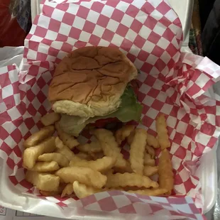 Hamburger box