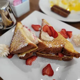 Stuffed French toast- dessert for breakfast super tasty