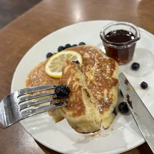 9/24/24 Lemon ricotta pancakes, YES!