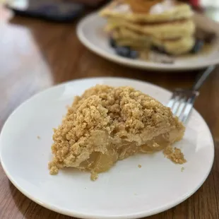 Yummy fresh out of the oven Crumble Apple pie