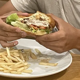 Grilled chicken sandwich