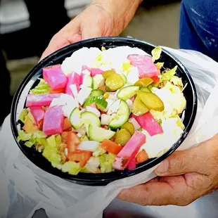 salads, food
