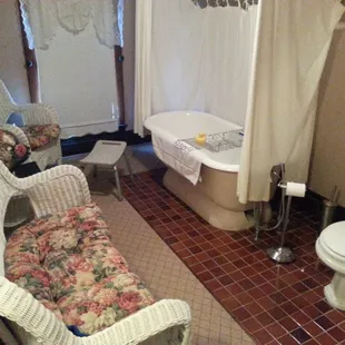 One of the fancy bathrooms. We booked the suite.