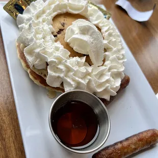Kids chocolate chip pancakes