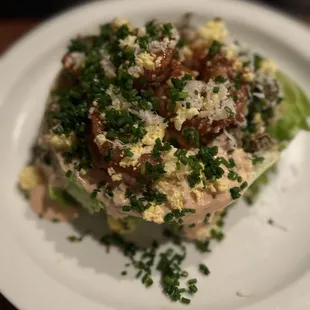 Shrimp Louis wedge salad