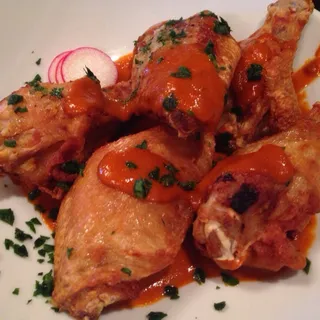 Sriracha soaked wings