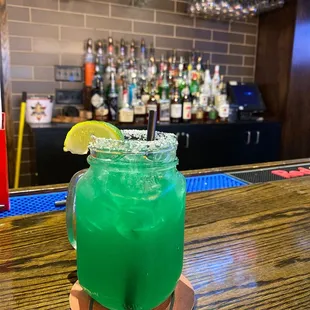 St. Pats house margarita on the rocks. Mmmm