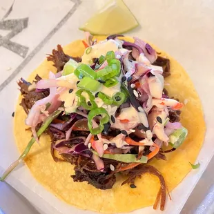 Korean pork taco