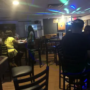 DJ and small (very small) two-step area