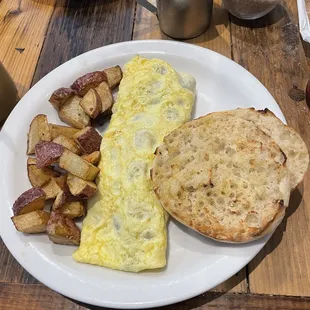 Smoked pork omelette