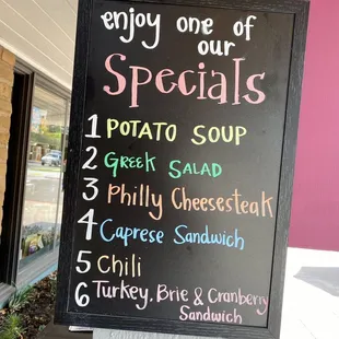 Daily Specials