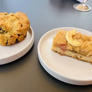 Cherry Lime Scone and Apple Strawberry Streusel